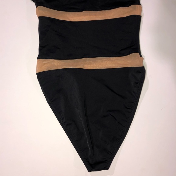 NORMA KAMALI Bishop Strapless Illusion Insert One-Piece Swimsuit - Picture 8 of 8